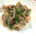 ゆすひと's cooksnap of when they made れんこんと豚肉のオイスター炒め.