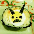 ok7e7ihc's cooksnap of when they made ゆで卵と鮭マヨ入り＊可愛いデコおにぎらず.