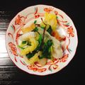 yesmama's cooksnap of when they made 白菜と青菜・かに蒲鉾の塩昆布あえ♪.
