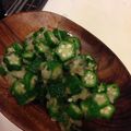 やまちゃん♡'s cooksnap of when they made さっぱりオクラと大葉の　おろしポン酢和え.