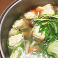 菜つ実☆ミ's cooksnap of when they made 簡単！鶏団子としめじの旨塩鍋orお雑煮♬.