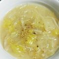 myとんすけ's cooksnap of when they made 白菜と春雨の豆乳スープ.