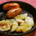 ガメコ's cooksnap of when they made スキレットで☆簡単ソーセージの盛り合わせ.