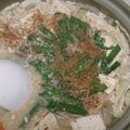 matsutama's cooksnap of when they made 豚モツの味噌豆乳鍋.