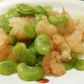 トムラウシ's cooksnap of when they made 空豆と海老のナンプラー炒め❤️.