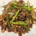 yueie's cooksnap of when they made 豚肉とニンニクの芽の中華炒め.