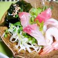 ＴＯＭＯＷＡＴ's cooksnap of when they made お刺身の『けん(つま)』セロリ＆貝割れ.