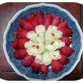 きんぐふぃっしゃー's cooksnap of when they made 紅くるり大根のローズサラダ.