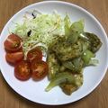 クックDWH05K☆'s cooksnap of when they made 鶏むね肉のバジルソース♪簡単バジルチキン.