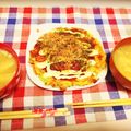 komugiko4's cooksnap of when they made さっくりフワン♪うちのお好み焼き★.
