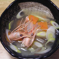 元クマ's cooksnap of when they made だしは海老のみ☆海老の頭の潮汁.