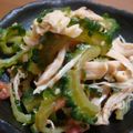 ivy440's cooksnap of when they made ゴーヤと鶏ササミの梅和え.