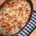 桜月❀咲良mommy's cooksnap of when they made あっつ熱！餅入り蕪とキノコと鮭グラタン！.