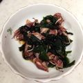 ngta05's cooksnap of when they made ホタルイカとわかめのからしポン酢和え.