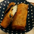 けんたとみなみの母☆'s cooksnap of when they made めちゃ旨！長いも納豆春巻き♪.