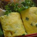 YUJIMOM's cooksnap of when they made お弁当のおかずに！減塩☆ねぎ卵焼き.