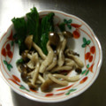 けーぼう's cooksnap of when they made にらとしめじのおひたし.