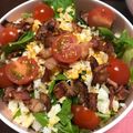 クックWDA9LU☆'s cooksnap of when they made ベーコンとほうれん草のミモザサラダ❤.