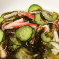 めり〜's cooksnap of when they made 簡単きゅうりとカニカマの酢の物.