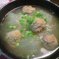 白柳徹子's cooksnap of when they made とろ～りとろける冬瓜と肉団子の中華スープ.
