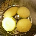 れーなre017's cooksnap of when they made 市販品みたいな♥たまご蒸しパン.