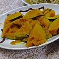 ゆけり３兄弟's cooksnap of when they made レンチンで♪簡単おいしいかぼちゃ煮物.