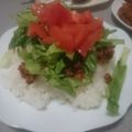 クックEIZQUD☆'s cooksnap of when they made **大好き！沖縄タコライス**.