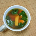 ぽむぽむまりん's cooksnap of when they made 残りレタス☆簡単・手抜き☆夏スープ.