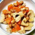こざざざざ's cooksnap of when they made 大豆と人参と豚肉の生姜煮.