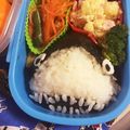 nkaha's cooksnap of when they made サメ！ジョーズ！のキャラ弁.