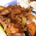 KumiminCo's cooksnap of when they made 漬けて焼くだけ！鮭と玉ねぎのポン酢焼き.