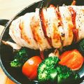 mariact's cooksnap of when they made 塩豚ハッセルバック蓮根☆ヘルシーで美味〜.