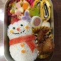 まみﾁｬﾝ08's cooksnap of when they made 幼稚園 お弁当♡雪だるま 簡単.