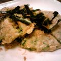 にゅうびぃ's cooksnap of when they made おくらのモチモチお好み焼き☆卵なし☆.