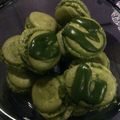 yymoc26's cooksnap of when they made ダブル抹茶のマカロン.
