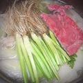 ManuYs's cooksnap of when they made 【仙台名物せり鍋】のすき焼き.