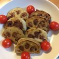 ☆akettu☆'s cooksnap of when they made れんこんのはさみ焼き 子ども味.