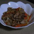 mitsuki_c's cooksnap of when they made れんこん人参蒟蒻豚肉生姜酢きんぴら.