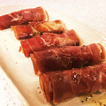 ななまる8's cooksnap of when they made おつまみにも◎とろ〜り長ネギの生ハム巻き.