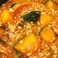 タピタピ's cooksnap of when they made 定番！かぼちゃと鶏ひき肉のそぼろ煮.