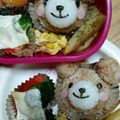 ★ゆめﾏﾏ★'s cooksnap of when they made どうぶついっぱいのお弁当♪[クマ編].