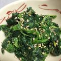 クックVI4VLM☆'s cooksnap of when they made 簡単☆ねりごまでほうれん草のごまあえ.