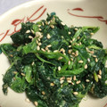 クックVI4VLM☆'s cooksnap of when they made 簡単☆ねりごまでほうれん草のごまあえ.