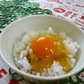赤い電話's cooksnap of when they made ウマイ！胡麻油と卵かけご飯.