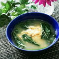 Dellaたん's cooksnap of when they made ほうれん草と卵の簡単スープ♡.
