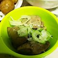 ユーロン's cooksnap of when they made しっとり柔らか鶏レバーの生姜ポン酢♬.
