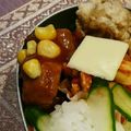 eiyoushi's cooksnap of when they made ミートボール⑤＋コーン＊お弁当に＊.