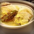 ☆pinon☆'s cooksnap of when they made 鶏ひき肉と白菜のレンジ蒸し.