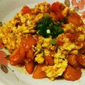 siestaa's cooksnap of when they made トマト卵炒め♪（西紅柿炒蛋）.