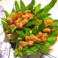 nosso's cooksnap of when they made 大葉が決め手っ♪　ちくわ納豆.
